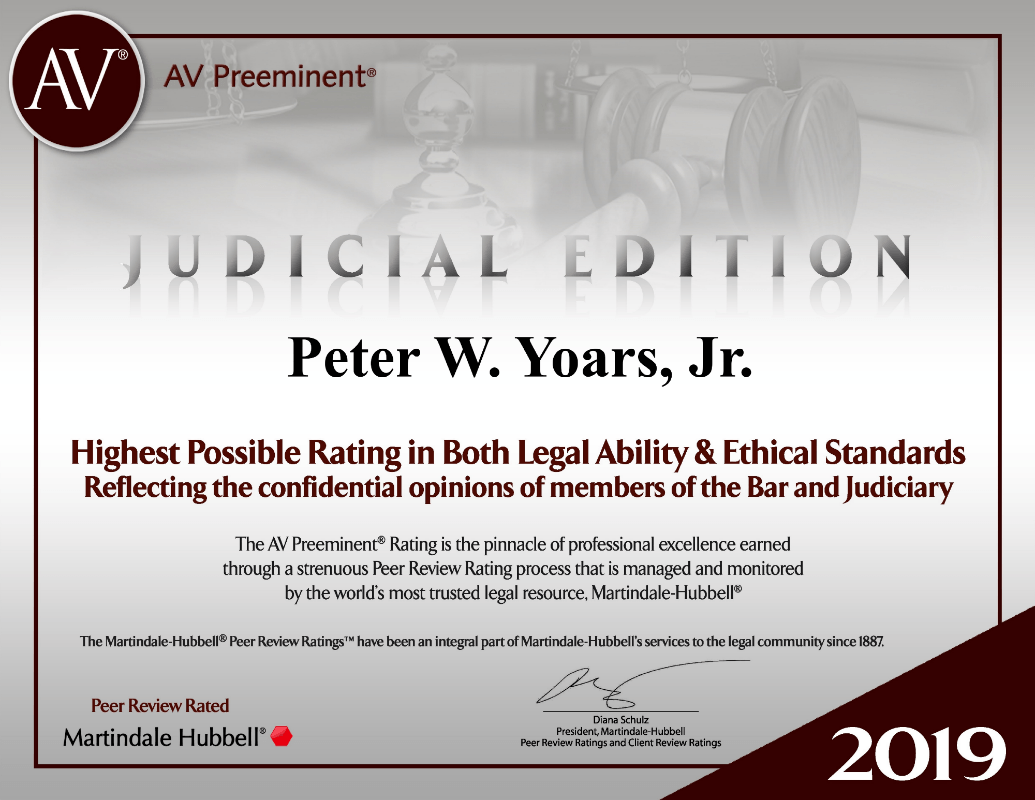 judicial edition peter yoars new york litigation attorney